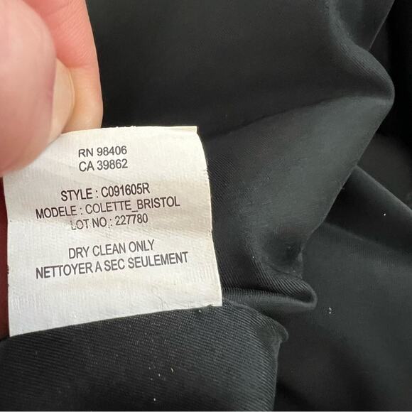 Theory Colette Charcoal Gray Wool Blend Sheath Dress Size 2 - Picture 12 of 14